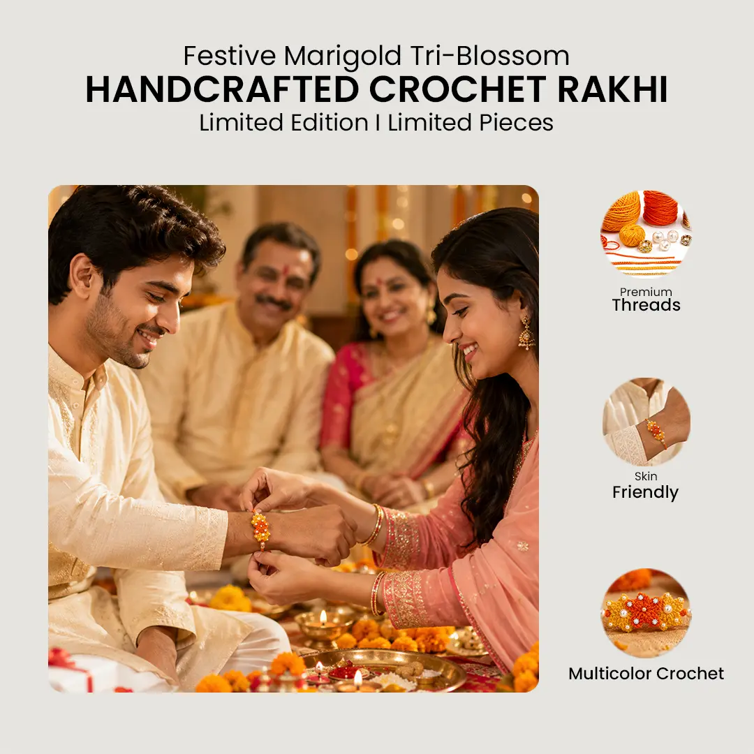 The Auspicious Glow of Marigolds Handwoven Into Eternal Bonds